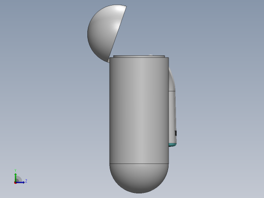 在solidworks 14中制作airpods左视缩略图