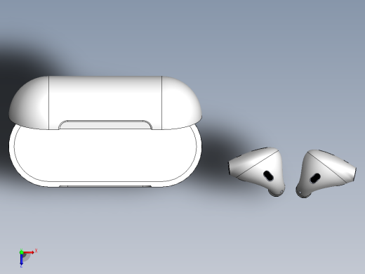 在solidworks 14中制作airpods俯视缩略图