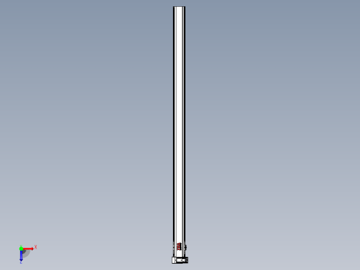 皮带直线轴半封闭可选导轨TPA-HNB-120D-110-L2250-LU-Y-P40-N3俯视缩略图