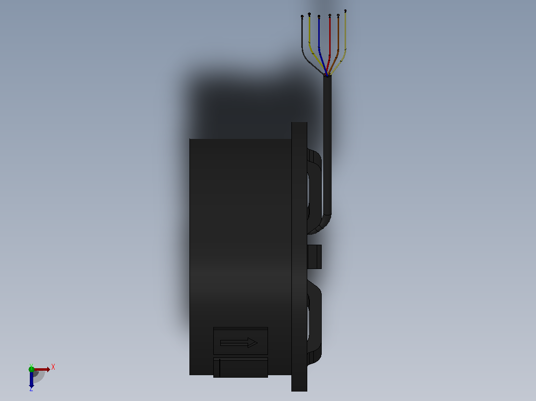 AR190A1-AG5-00轴流式风机[AR190A1-AG5-00轴流式风机]泛仕达俯视图