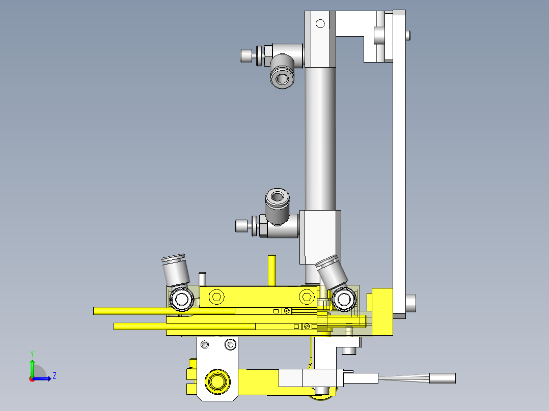 标贴粘接头左视图