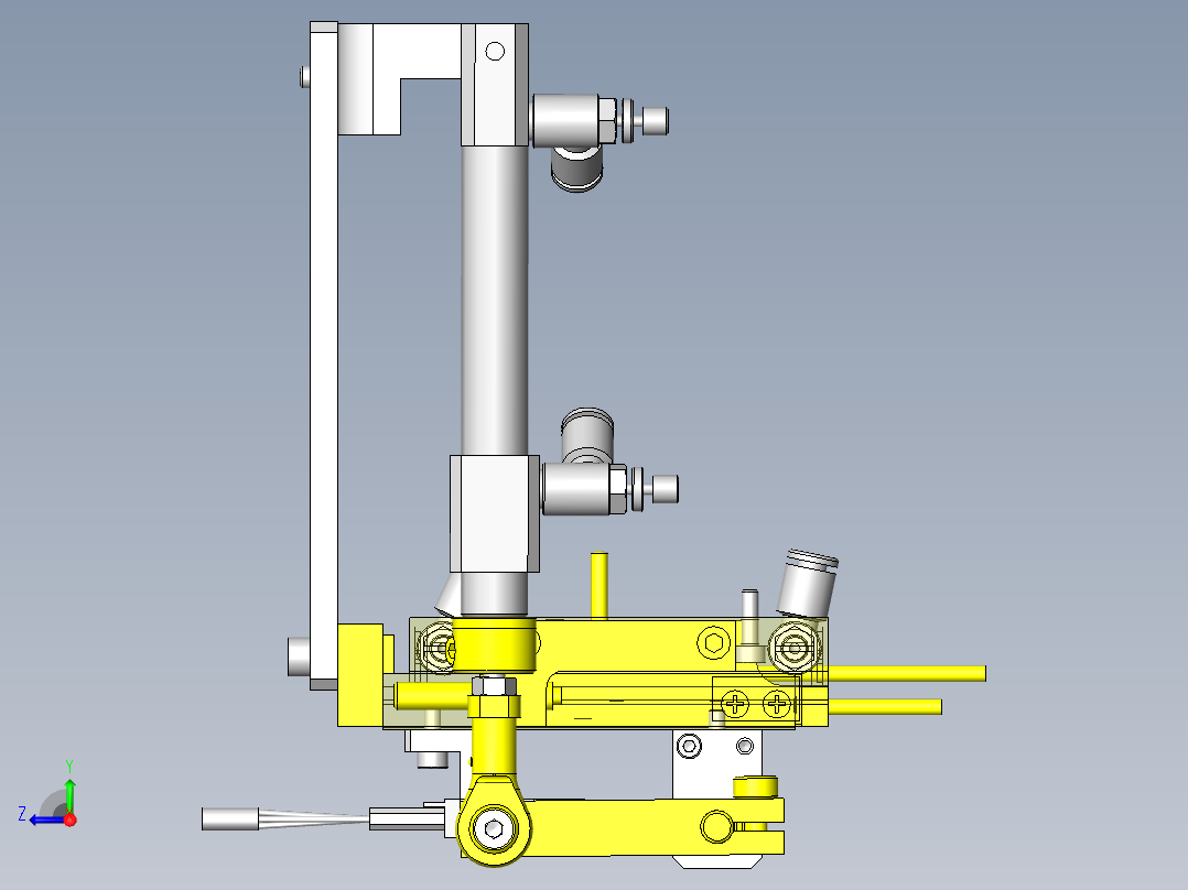 标贴粘接头右视图
