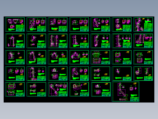 水泥行业非标件（套图）