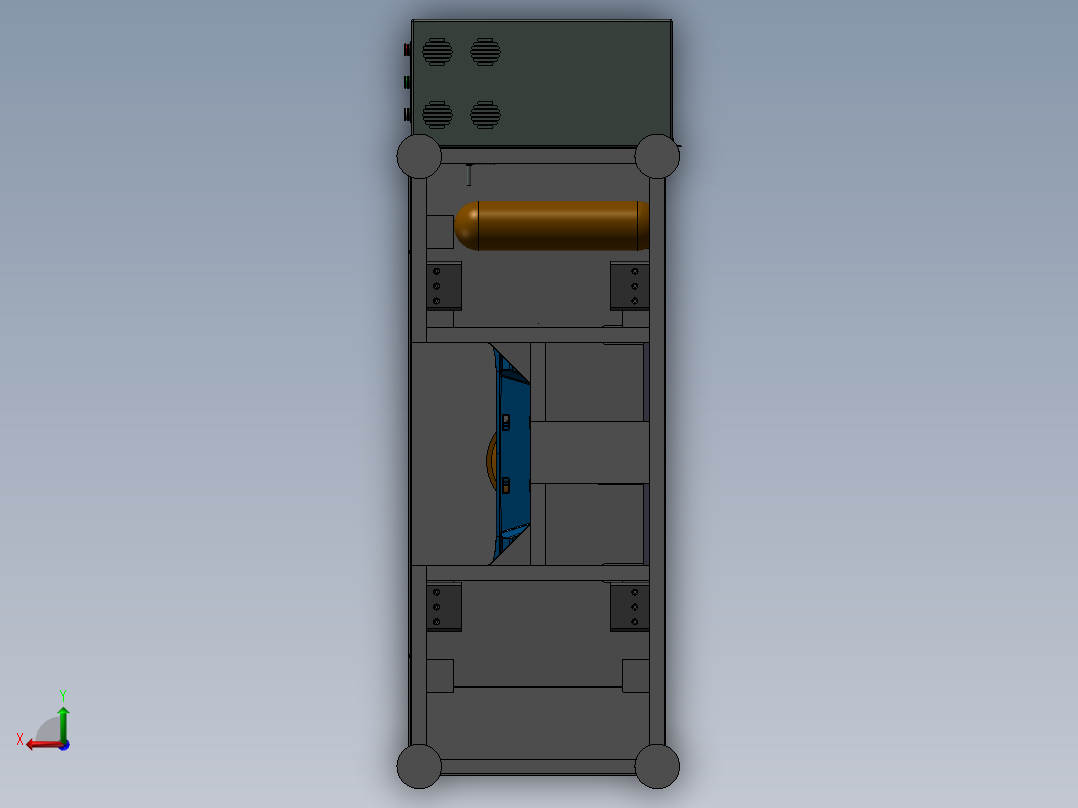 超声波焊接机（焊接后保险杠+倒车雷达支架）后视图