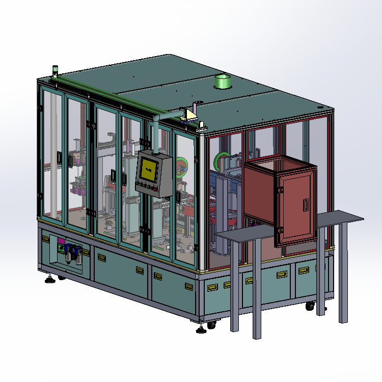 ZDH-TIEB-008 自动化锂电池电芯贴窄胶机 工程图