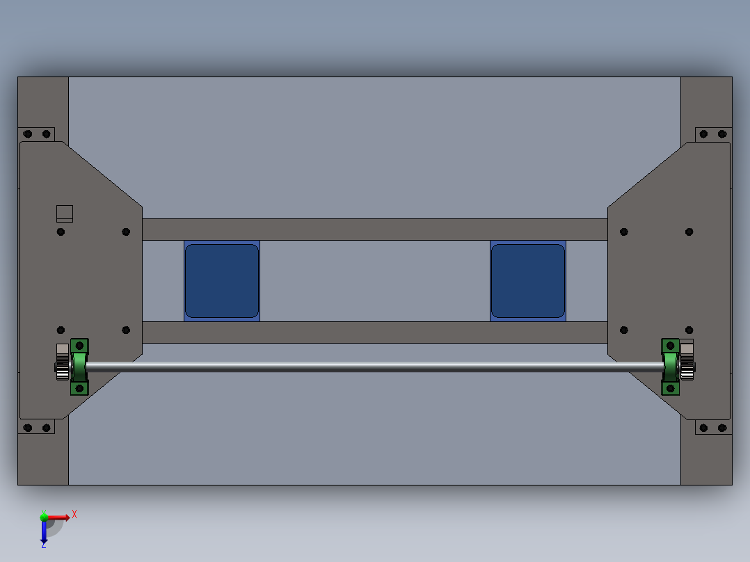 1500X1000气压机气压床俯视图