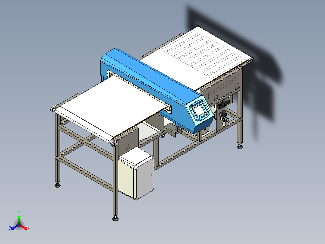 食品工厂的输送机