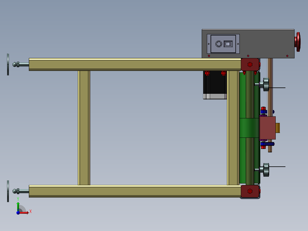 71-5套分页机图纸前视图
