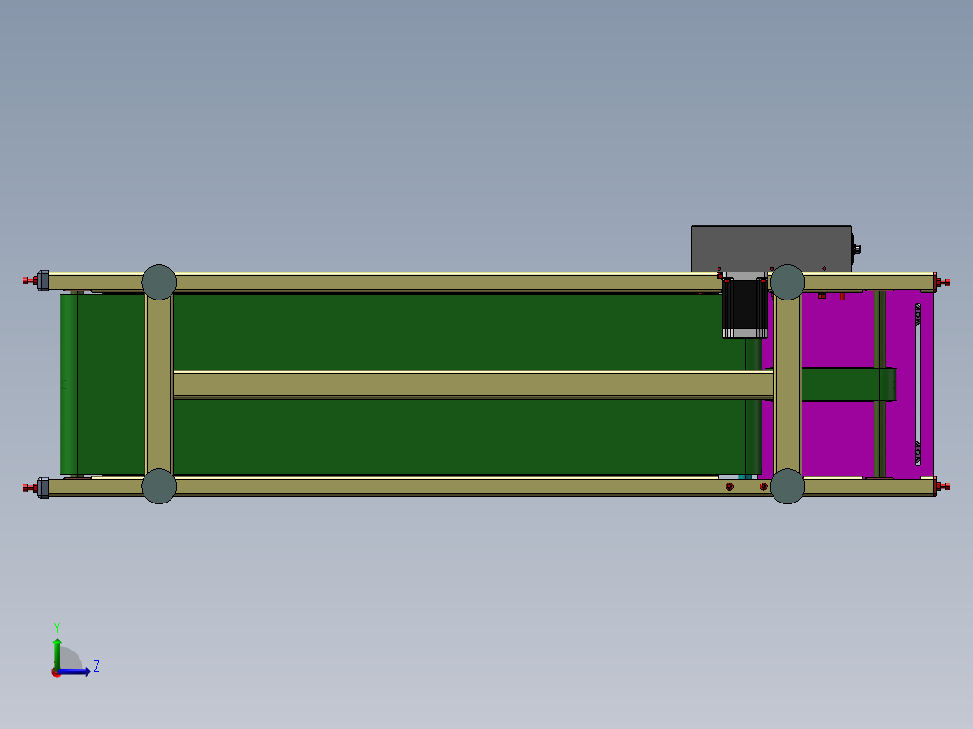71-5套分页机图纸左视图