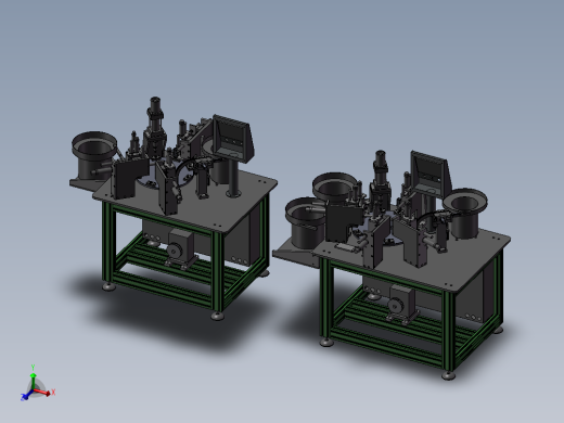 一台振动盘式铆接机