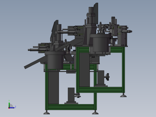 一台振动盘式铆接机左视缩略图
