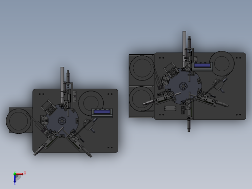一台振动盘式铆接机俯视缩略图