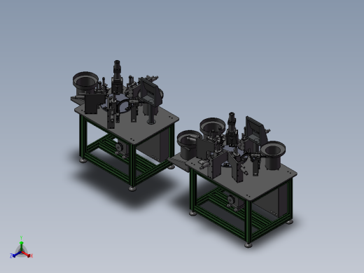 一台振动盘式铆接机正等轴测缩略图