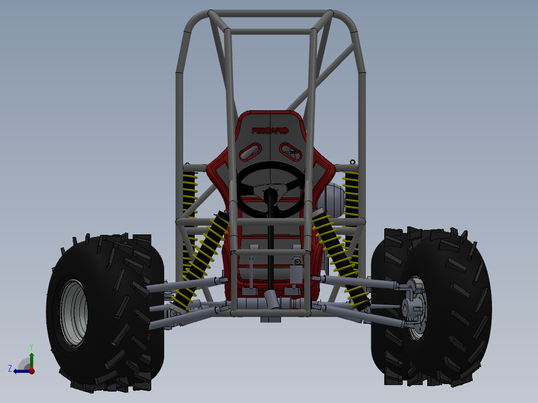 全地形车右视图