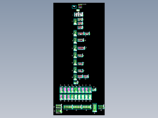 剪力墙结构办公楼结构施工图（地下三层）