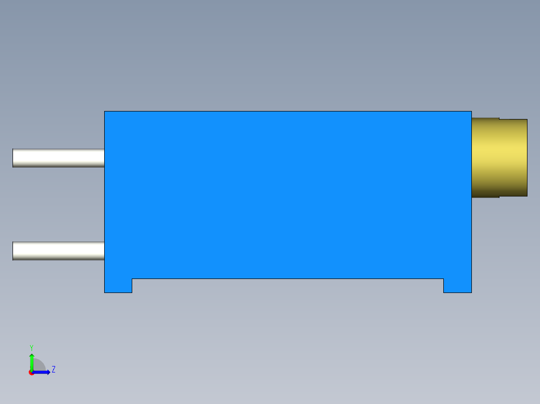 无源元件封装-3296Y左视图