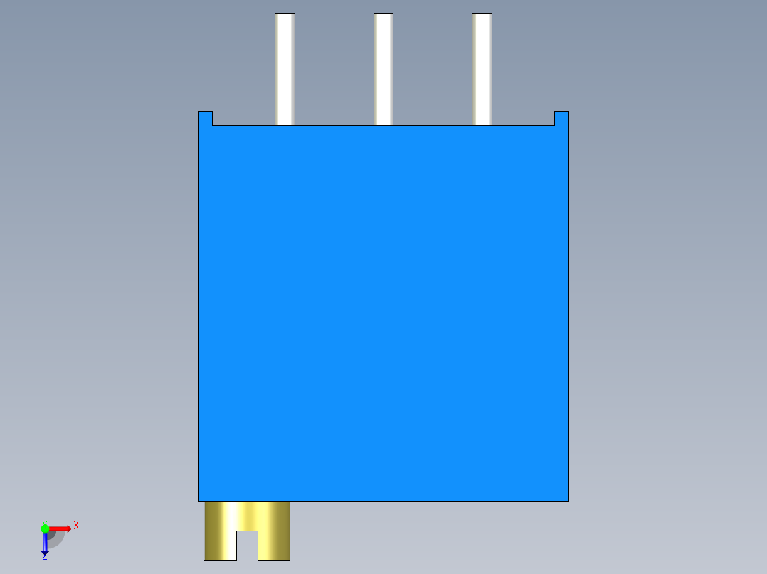 无源元件封装-3296Y俯视图
