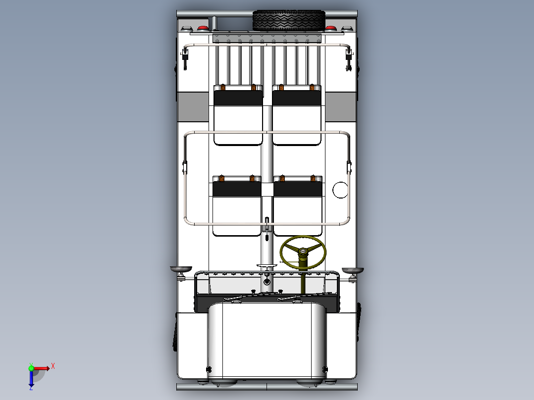 英国小型车俯视图