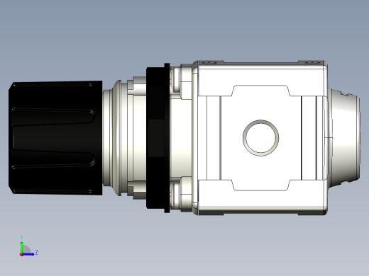 标准手动压力调节器PARKER GLOBAL AIR PREP SYSTEM COMPACT COMMON PORT AIR PRESSURE REGULATOR - P32H SERIES (12)左视缩略图
