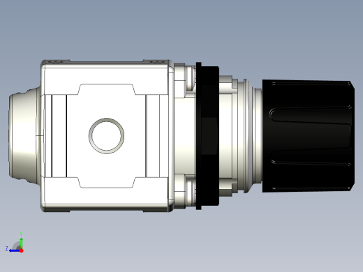 标准手动压力调节器PARKER GLOBAL AIR PREP SYSTEM COMPACT COMMON PORT AIR PRESSURE REGULATOR - P32H SERIES (12)右视缩略图