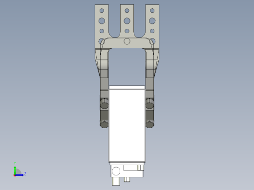 德克斯TUNKERS气缸数模V63.1 A10_A11_A12_A40_A41_A42 T12左视缩略图