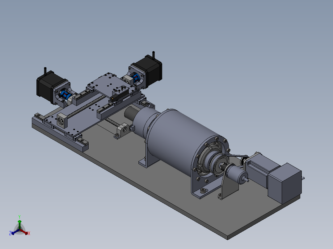 车床模拟正等轴测图