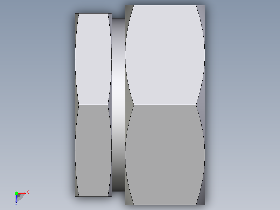 卡套式工业通用硬管接头EO_Blanking_plug_for_tube_ends_ROV42ZLCF俯视图