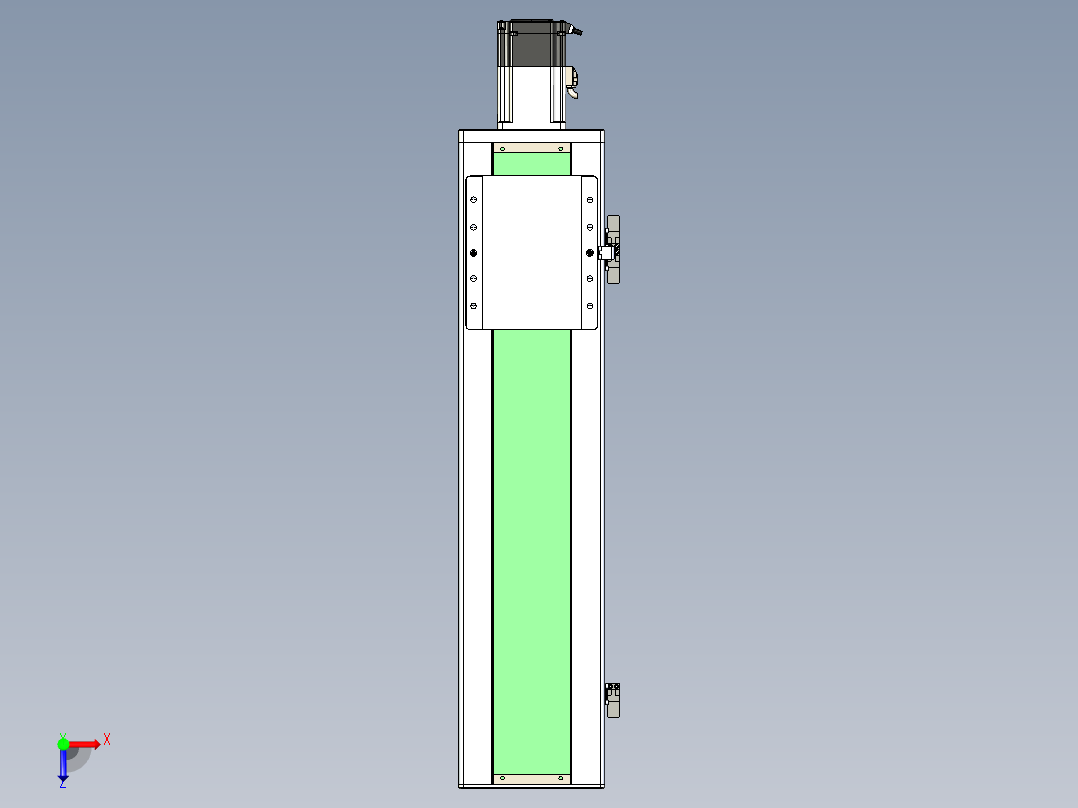丝杠滑台-全封闭-EC17-Lx-C-S500-BC-P75-D3俯视图