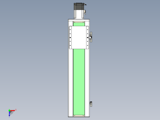 丝杠滑台-全封闭-EC17-Lx-C-S500-BC-P75-D3俯视缩略图