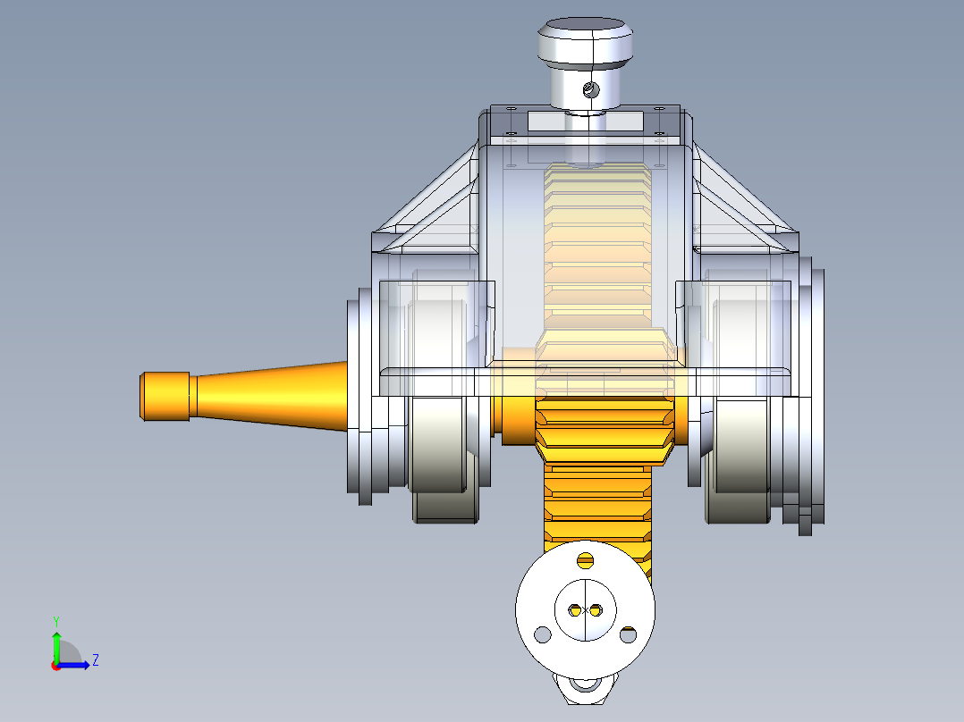 3D减速机-Catia左视图