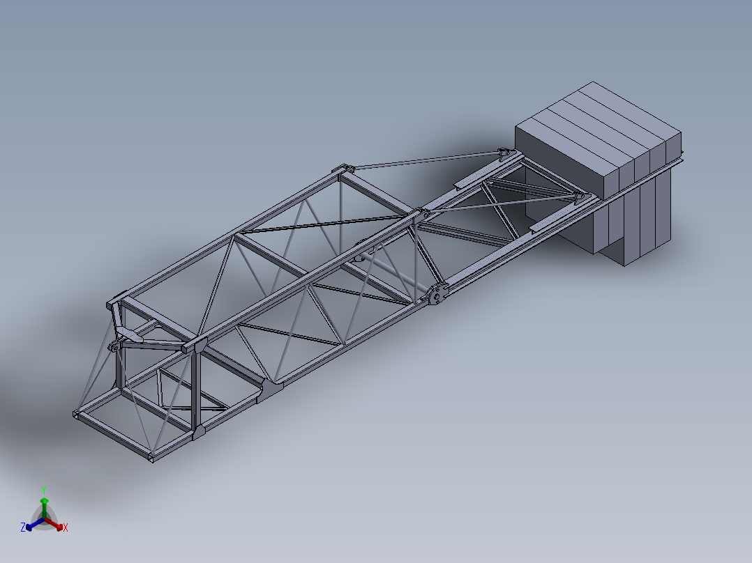 平衡臂正等轴测图