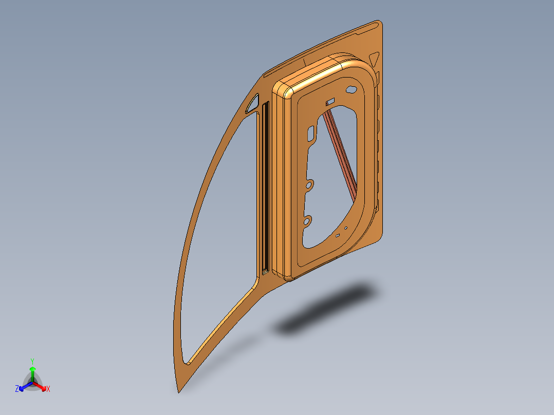 门框(白车身零件设计--catia