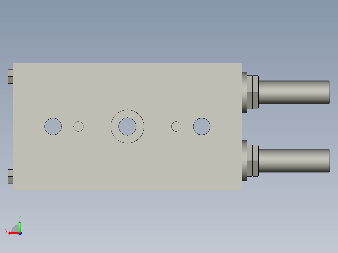 旋转气爪PRC20S后视图