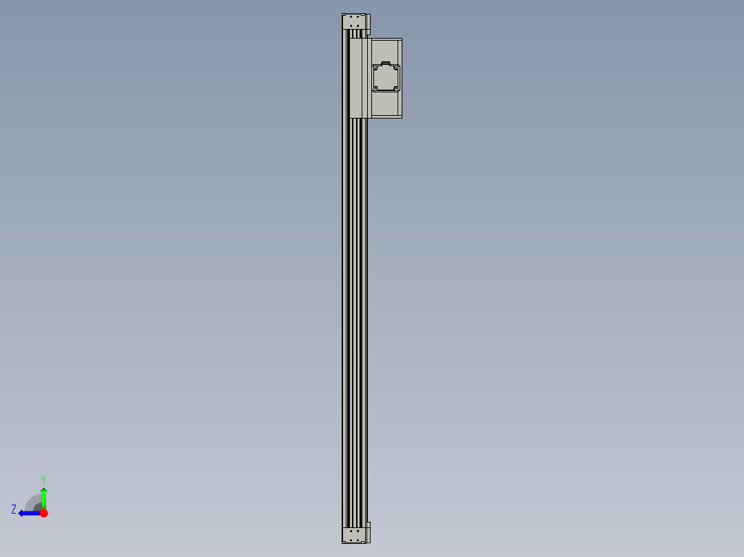 欧规系列-GB8Z-L200-S1300-BLR-P75-MS3右视图