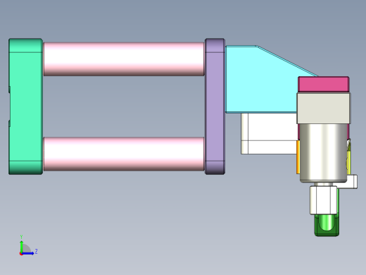 ABW70-B-笔记本CNC工装夹具三维模型CNC1-1213左视缩略图