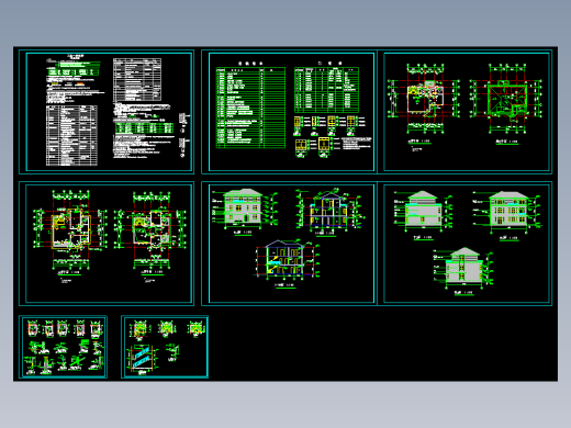 海舟公寓楼建筑施工图