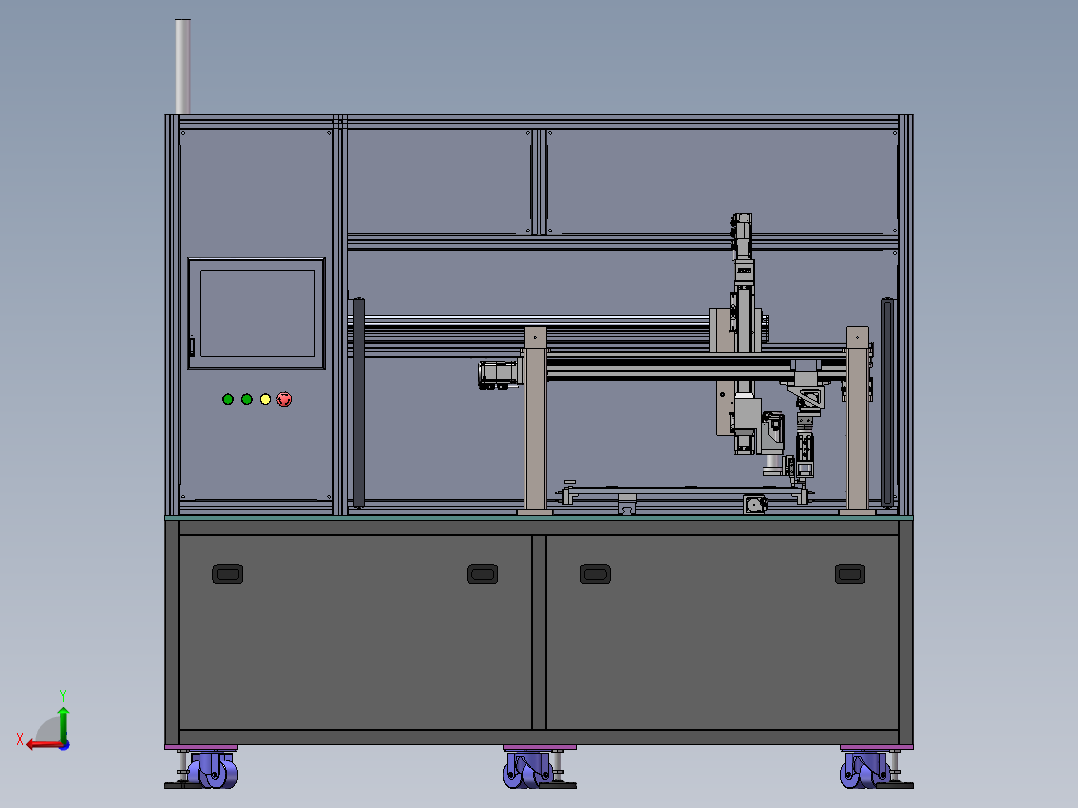 撕胶带设备sw19可编辑后视图