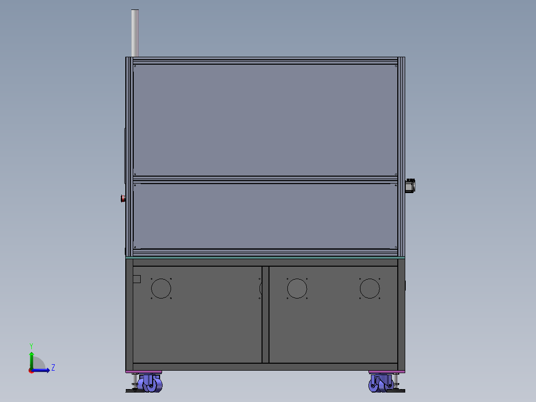 撕胶带设备sw19可编辑左视图
