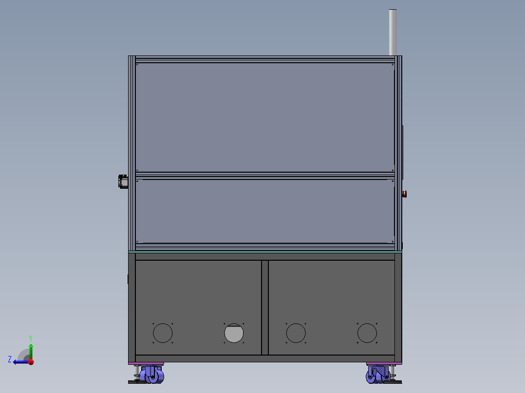 撕胶带设备sw19可编辑右视图