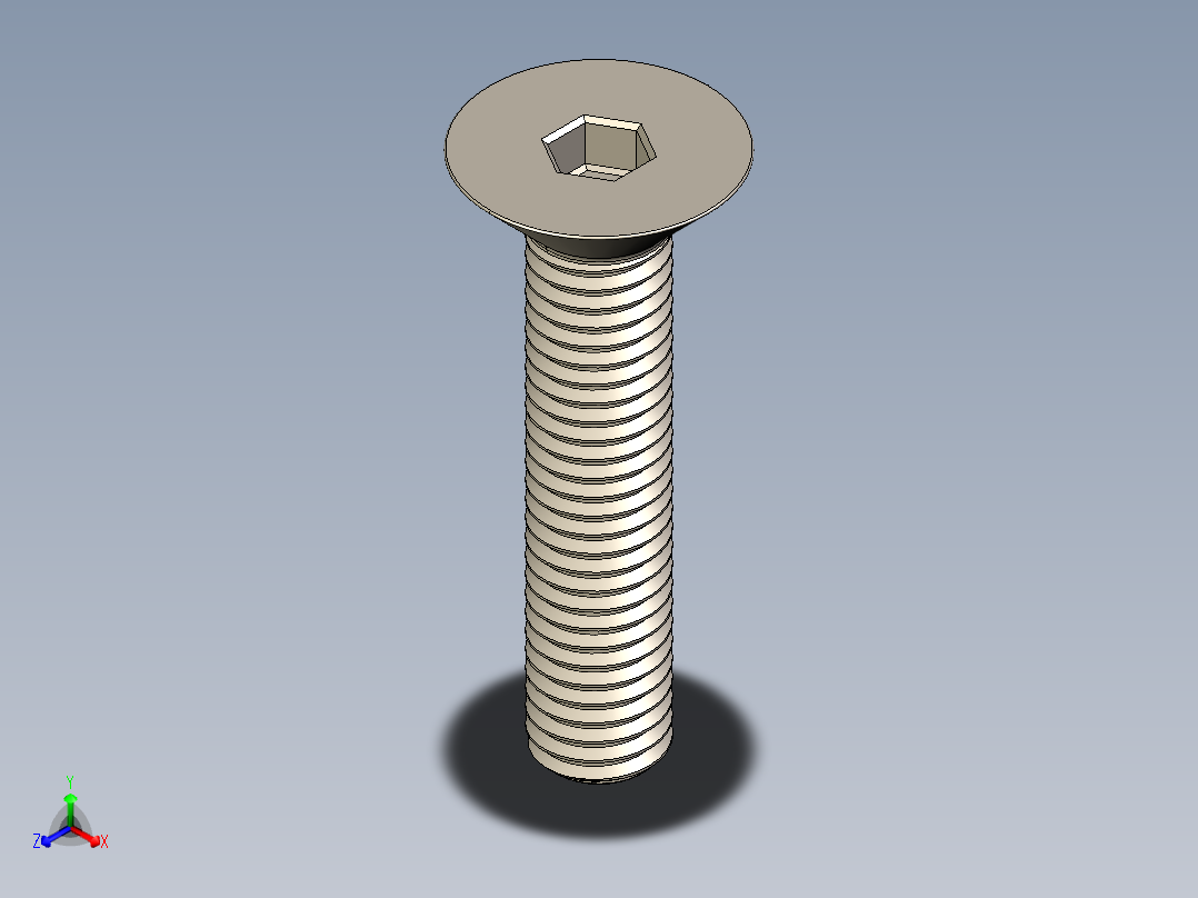 Screw_ISO_10642_M8x40_A2.STEP主视图