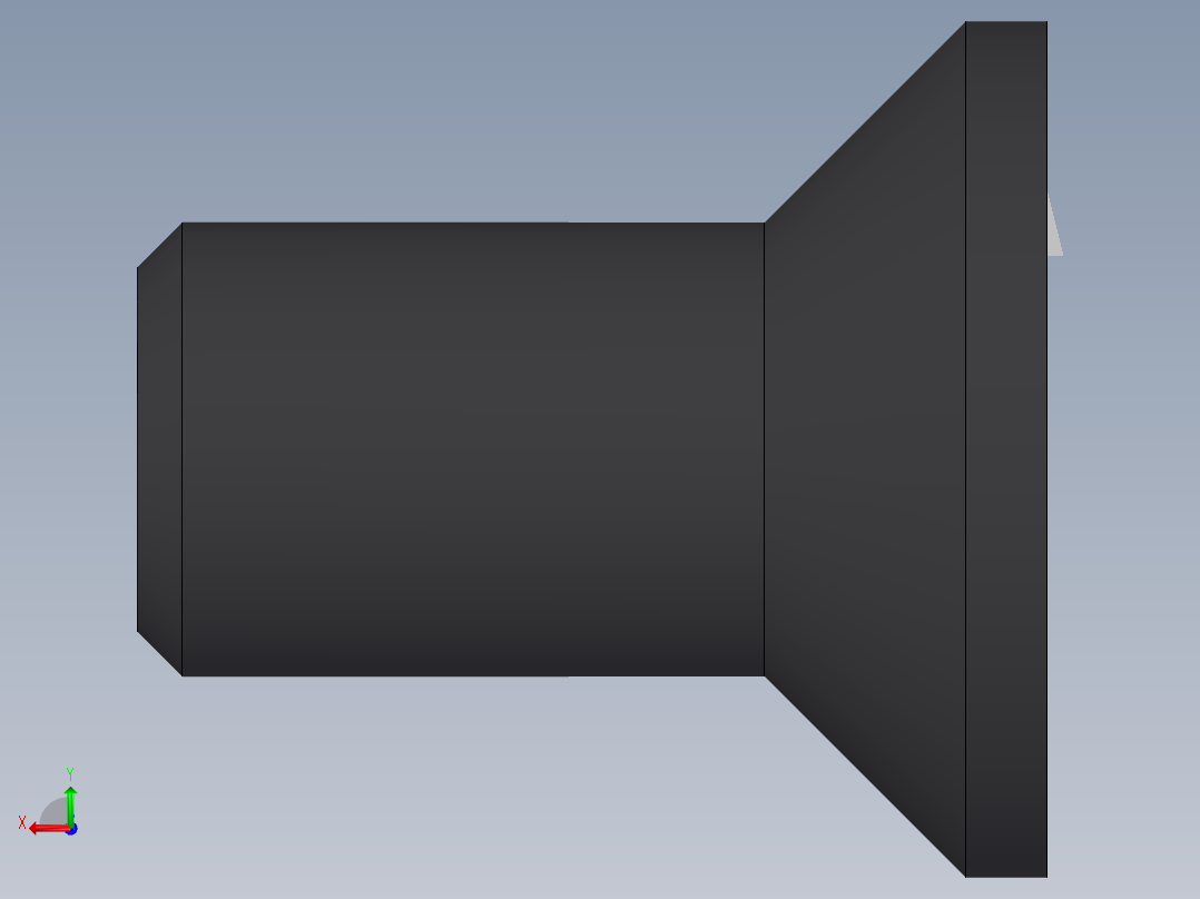 内六角沉头螺钉  M5×1001后视图