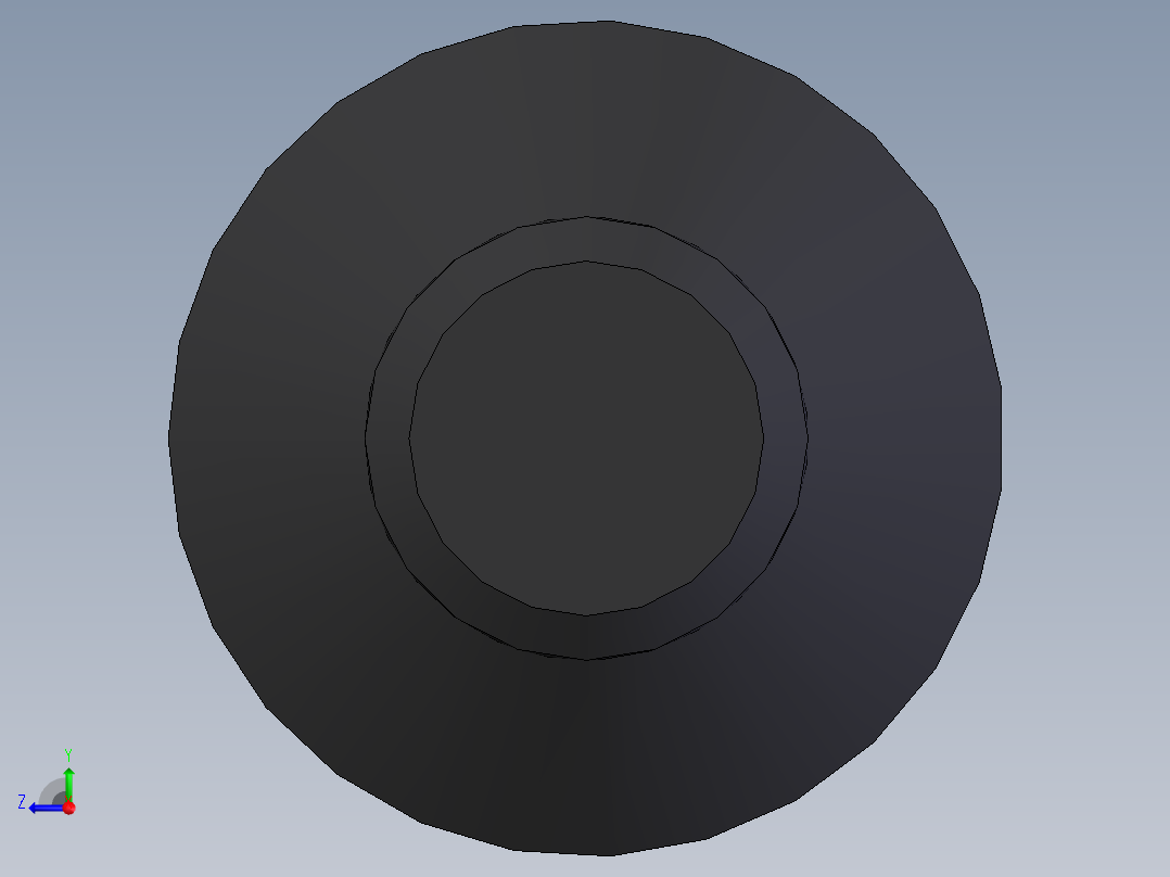 内六角沉头螺钉  M5×1001右视图