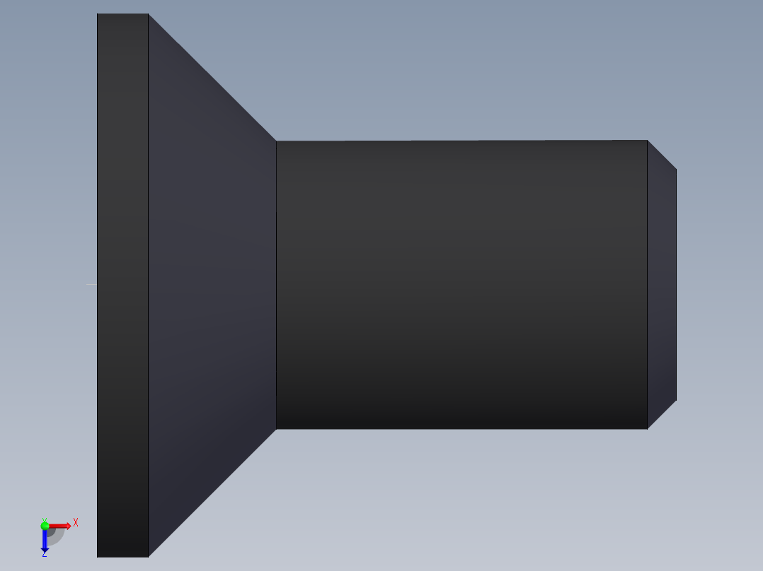 内六角沉头螺钉  M5×1001俯视图