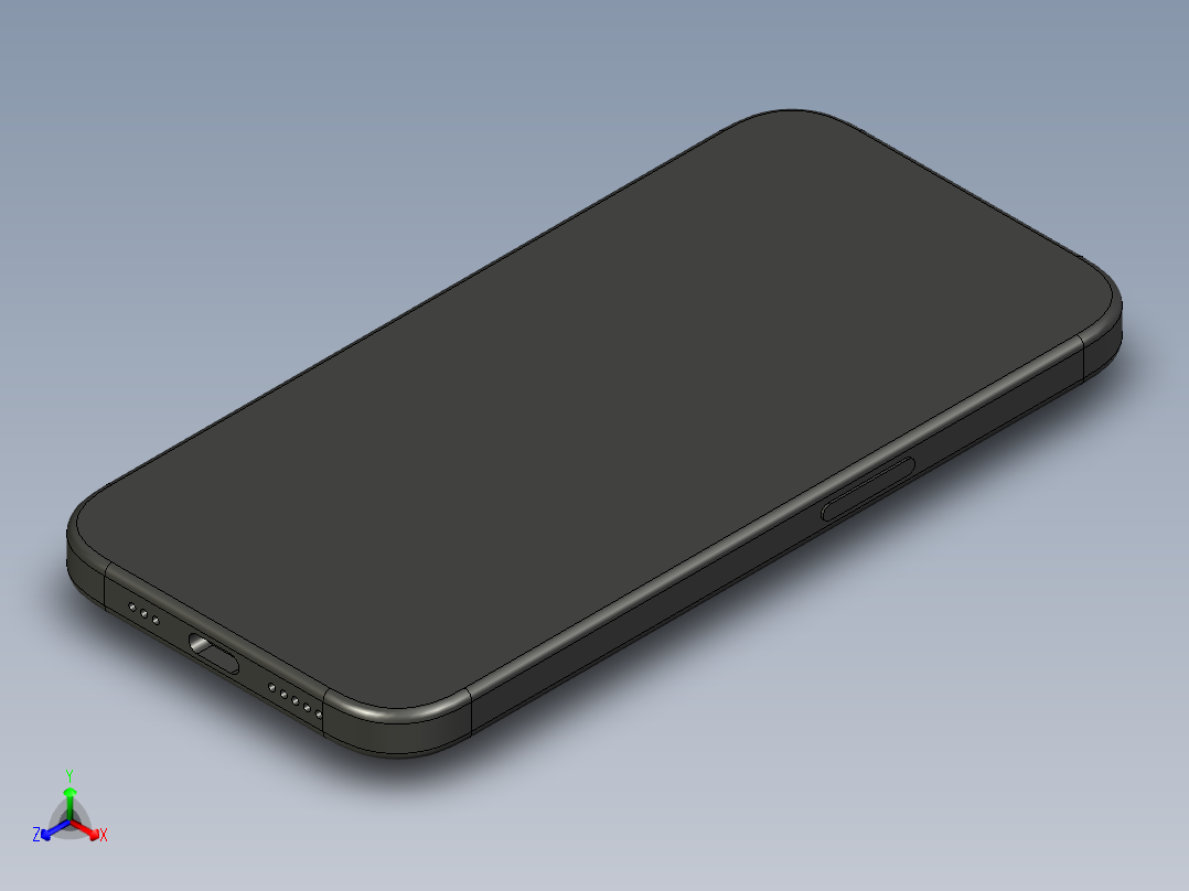 A0002839-iPhone 15 Pro手机正等轴测图