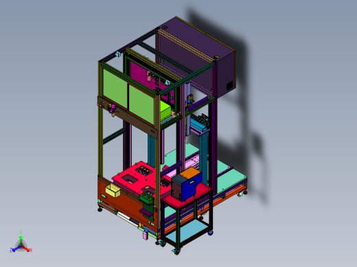 大型工件四轴打螺丝机