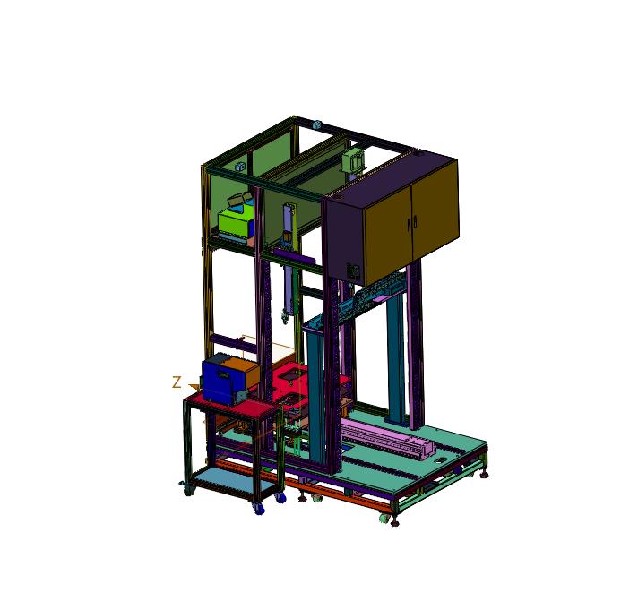 大型工件四轴打螺丝机