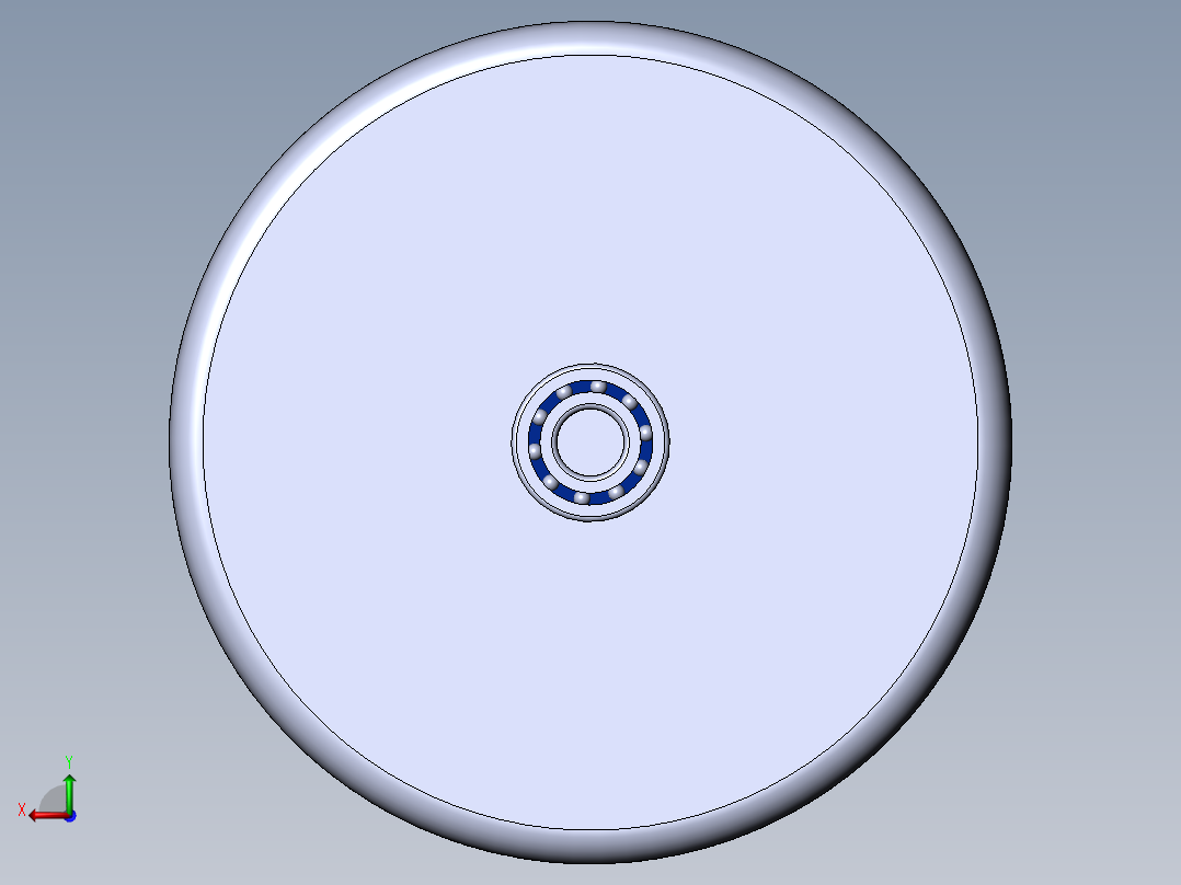 简单电机模型后视图