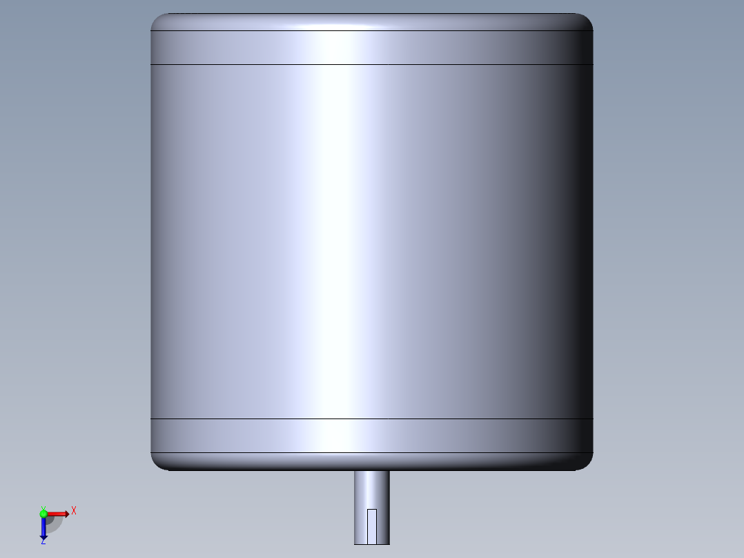 简单电机模型俯视图