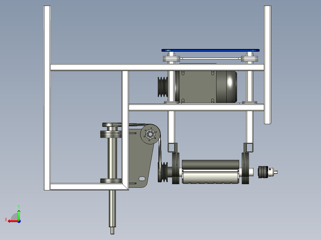 B2004571-自制木工机后视图