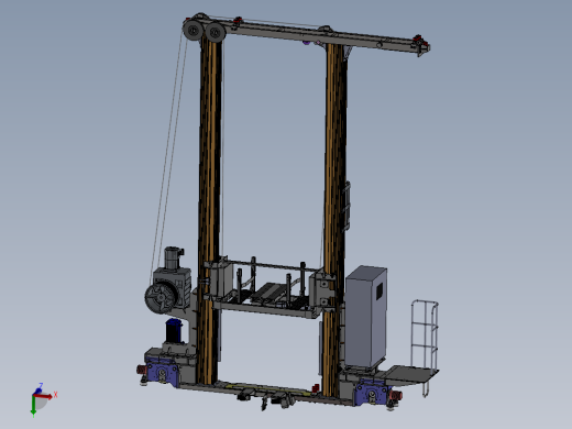 立体仓库巷道式双立柱堆垛机设计【含三维SW+CAD图纸+说明书】